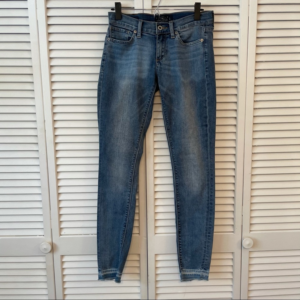 Lucky Brand Charlie Skinny Jean Raw Hem 4 / 27